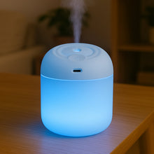 Portable Mini USB Humidifier with Light – Cool Mist & Essential Oil Diffuser (250ML)
