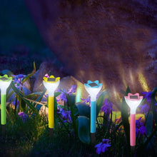 Solar Flower Garden Lights – Outdoor Decorative LED Lamp (2 Pc)