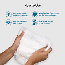 Women’s Emergency Travel Kit with Seamless Underwear Pantyliner  10 Pcs