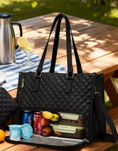 Tote Bag With 15.6-Inch Laptop + Insulated Tiffin Compartment