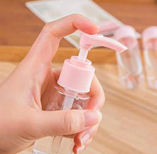 Refillable Travel Cosmetic Bottles with Pouch Set