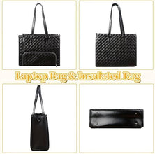 Tote Bag With 15.6-Inch Laptop + Insulated Tiffin Compartment