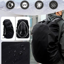 Waterproof Nylon Backpack Rain Cover with Elastic Fit (1 Pc)