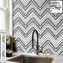 Waterproof Chevron Pattern Wall Sticker